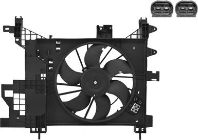 Van Wezel 1555747 - Ventilators, Motora dzesēšanas sistēma autodraugiem.lv