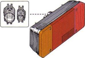 Van Wezel 1650925 - Aizmugurējais lukturis autodraugiem.lv