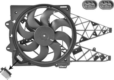 Van Wezel 1638746 - Ventilators, Motora dzesēšanas sistēma autodraugiem.lv