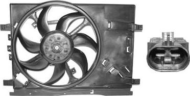 Van Wezel 1624747 - Ventilators, Motora dzesēšanas sistēma autodraugiem.lv
