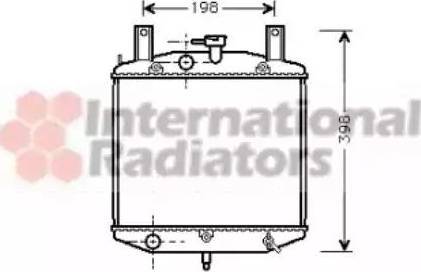 Van Wezel 11002026 - Radiators, Motora dzesēšanas sistēma autodraugiem.lv