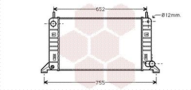 Van Wezel 18002158 - Radiators, Motora dzesēšanas sistēma autodraugiem.lv