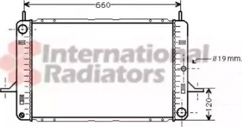 Van Wezel 18002122 - Radiators, Motora dzesēšanas sistēma autodraugiem.lv