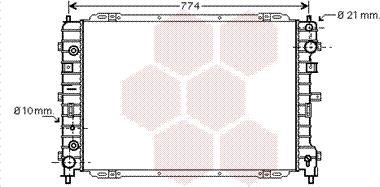 Van Wezel 18002346 - Radiators, Motora dzesēšanas sistēma autodraugiem.lv