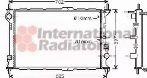 FPS 28 A1448 - Radiators, Motora dzesēšanas sistēma autodraugiem.lv