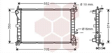 Van Wezel 18002379 - Radiators, Motora dzesēšanas sistēma autodraugiem.lv