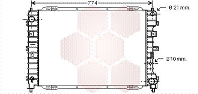 Van Wezel 18002375 - Radiators, Motora dzesēšanas sistēma autodraugiem.lv