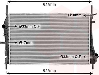 Van Wezel 18002376 - Radiators, Motora dzesēšanas sistēma autodraugiem.lv