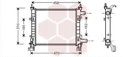 Van Wezel 18002260 - Radiators, Motora dzesēšanas sistēma autodraugiem.lv