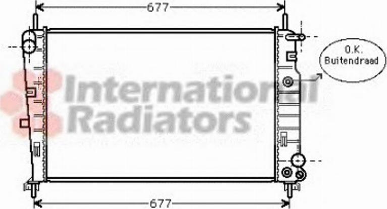 Van Wezel 18002226 - Radiators, Motora dzesēšanas sistēma autodraugiem.lv