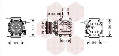 Van Wezel 1800K402 - Kompresors, Gaisa kond. sistēma autodraugiem.lv