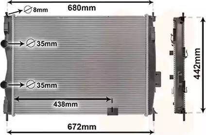 KOYORAD PL022923 - Radiators, Motora dzesēšanas sistēma autodraugiem.lv