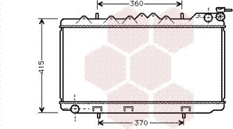 Van Wezel 13002096 - Radiators, Motora dzesēšanas sistēma autodraugiem.lv