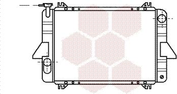 Van Wezel 13002088 - Radiators, Motora dzesēšanas sistēma autodraugiem.lv