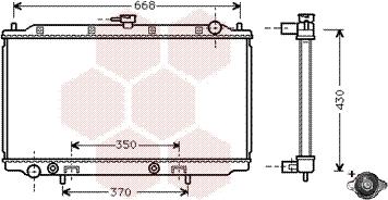 Van Wezel 13002196 - Radiators, Motora dzesēšanas sistēma autodraugiem.lv