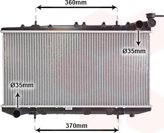 Van Wezel 13002102 - Radiators, Motora dzesēšanas sistēma autodraugiem.lv