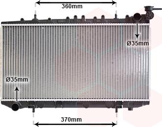 Van Wezel 13002114 - Radiators, Motora dzesēšanas sistēma autodraugiem.lv