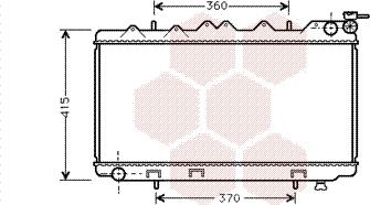 Van Wezel 13002135 - Radiators, Motora dzesēšanas sistēma autodraugiem.lv