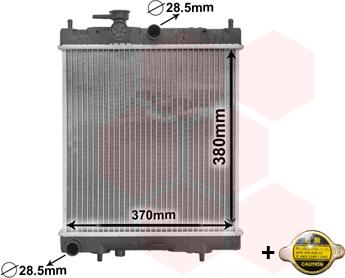 Van Wezel 13002130 - Radiators, Motora dzesēšanas sistēma autodraugiem.lv