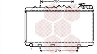 Van Wezel 13002122 - Radiators, Motora dzesēšanas sistēma autodraugiem.lv