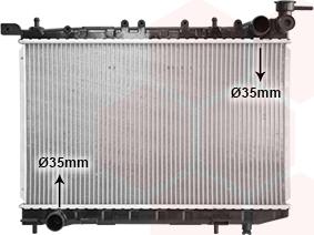 Van Wezel 13002174 - Radiators, Motora dzesēšanas sistēma autodraugiem.lv