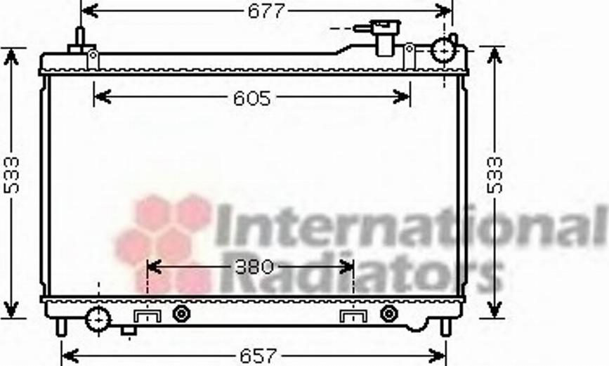 Van Wezel 13002304 - Radiators, Motora dzesēšanas sistēma autodraugiem.lv