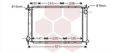 Van Wezel 13002250 - Radiators, Motora dzesēšanas sistēma autodraugiem.lv