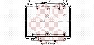 Van Wezel 13002265 - Radiators, Motora dzesēšanas sistēma autodraugiem.lv