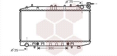 Van Wezel 13002203 - Radiators, Motora dzesēšanas sistēma autodraugiem.lv