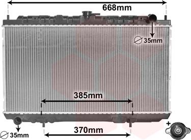 Van Wezel 13002216 - Radiators, Motora dzesēšanas sistēma autodraugiem.lv