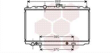 Van Wezel 13002223 - Radiators, Motora dzesēšanas sistēma autodraugiem.lv