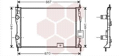 Van Wezel 13002279 - Radiators, Motora dzesēšanas sistēma autodraugiem.lv