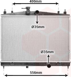 Van Wezel 13012717 - Radiators, Motora dzesēšanas sistēma autodraugiem.lv