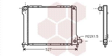 Van Wezel 17002080 - Radiators, Motora dzesēšanas sistēma autodraugiem.lv