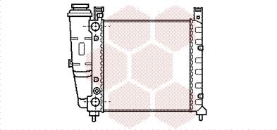 Van Wezel 17002038 - Radiators, Motora dzesēšanas sistēma autodraugiem.lv