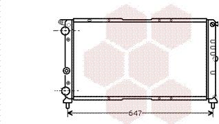 Van Wezel 17002142 - Radiators, Motora dzesēšanas sistēma autodraugiem.lv