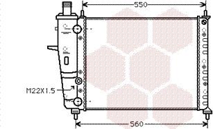 Van Wezel 17002160 - Radiators, Motora dzesēšanas sistēma autodraugiem.lv