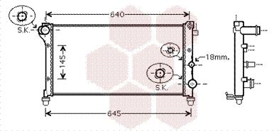 Van Wezel 17002362 - Radiators, Motora dzesēšanas sistēma autodraugiem.lv