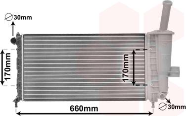 Van Wezel 17002208 - Radiators, Motora dzesēšanas sistēma autodraugiem.lv