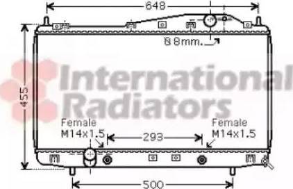 Van Wezel 81002055 - Radiators, Motora dzesēšanas sistēma autodraugiem.lv