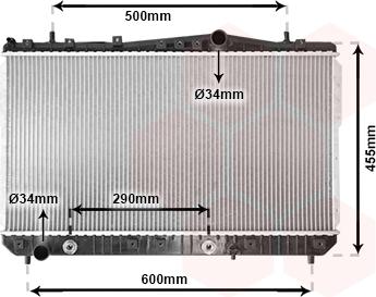 Van Wezel 81002053 - Radiators, Motora dzesēšanas sistēma autodraugiem.lv