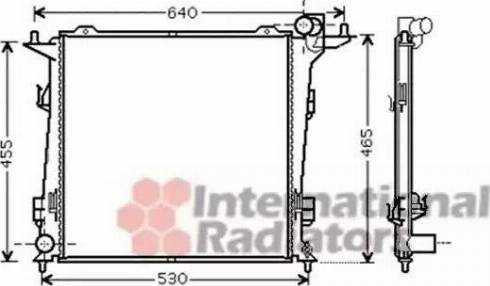 Van Wezel 83002099 - Radiators, Motora dzesēšanas sistēma autodraugiem.lv