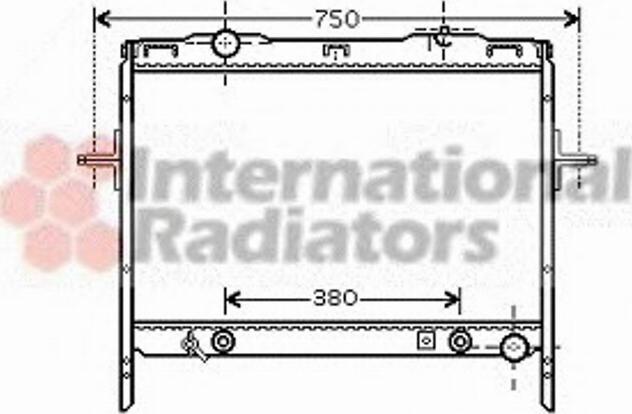 Van Wezel 83002058 - Radiators, Motora dzesēšanas sistēma autodraugiem.lv