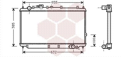 Van Wezel 83002016 - Radiators, Motora dzesēšanas sistēma autodraugiem.lv