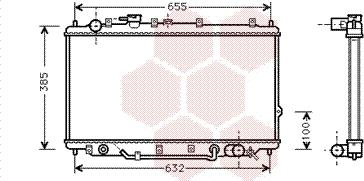 Van Wezel 83002017 - Radiators, Motora dzesēšanas sistēma autodraugiem.lv