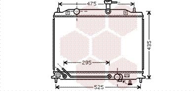 Van Wezel 83002080 - Radiators, Motora dzesēšanas sistēma autodraugiem.lv