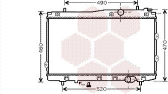 Van Wezel 83002087 - Radiators, Motora dzesēšanas sistēma autodraugiem.lv