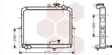 Van Wezel 83002036 - Radiators, Motora dzesēšanas sistēma autodraugiem.lv