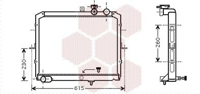 Van Wezel 83002033 - Radiators, Motora dzesēšanas sistēma autodraugiem.lv