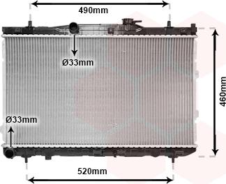 Van Wezel 83002074 - Radiators, Motora dzesēšanas sistēma autodraugiem.lv